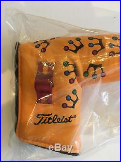 Scotty Cameron 2002 Yellow Mini Crown Putter Headcover withPivot Tool-BRAND NEW