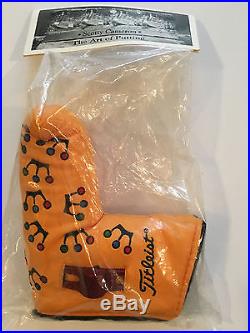 Scotty Cameron 2002 Yellow Mini Crown Putter Headcover withPivot Tool-BRAND NEW