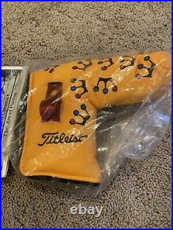 Scotty Cameron 2002 Yellow Mini Crowns Putter Headcover with Tool