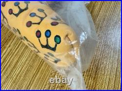 Scotty Cameron 2002 Yellow Mini Dancing Crowns Putter Head Cover with Pivot Tool