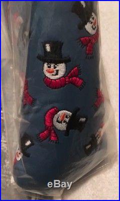 Scotty Cameron 2003 Dancing Snowmen Holiday Putter Headcover Cover with Pivot Tool