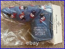 Scotty Cameron 2003 Dancing Snowmen Putter Headcover with Pivot Tool Red Tool