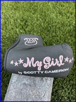 Scotty Cameron 2003 My Girl Black Putter Cover Headcover with Black Pivot / Tool