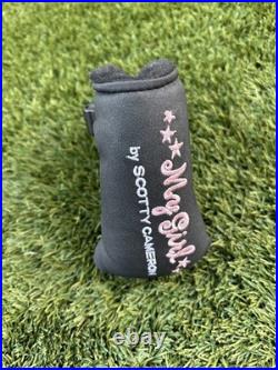 Scotty Cameron 2003 My Girl Black Putter Cover Headcover with Black Pivot / Tool