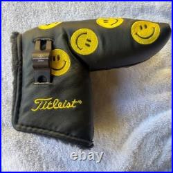 Scotty Cameron 2007 Smiley Face Headcover + OG Etched Pivot Tool Rare