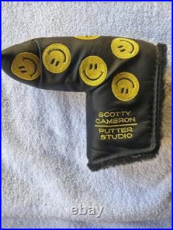 Scotty Cameron 2007 Smiley Face Headcover + OG Etched Pivot Tool Rare