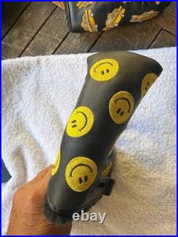 Scotty Cameron 2007 Smiley Face Headcover + OG Etched Pivot Tool Rare
