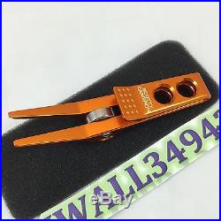 Scotty Cameron 2015 Roller Clip Pivot Divot Tool Bright Orange New in Tin