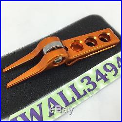 Scotty Cameron 2015 Roller Clip Pivot Divot Tool Bright Orange New in Tin
