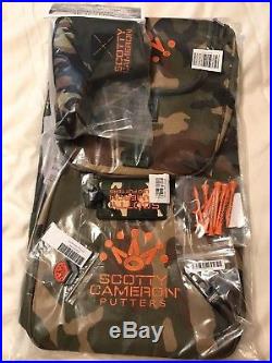Scotty Cameron 2017 Club Cameron Kit Camo Duffle Bag Leash Cover Tees Tool NIB