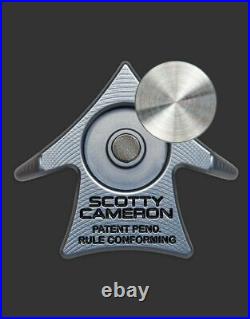 Scotty Cameron 2022 AERO ALIGNMENT TOOL BALL MARKER BRIGHT DIP GRAY #AD00532