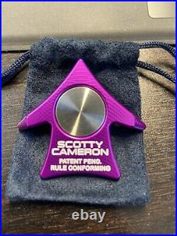 Scotty Cameron 2022 Masters Release Aero Alignment Tool Violet Golf Ball Marker