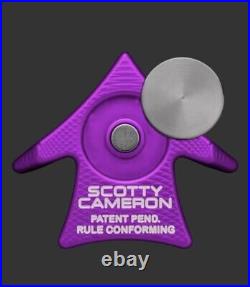 Scotty Cameron 2023 Mardi Gras Aero Alignment Tool Purple Brand New