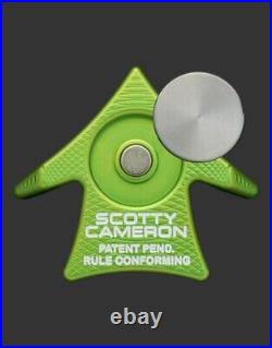 Scotty Cameron 2024 Aero Alignment Tool Bright Dip Green NEW