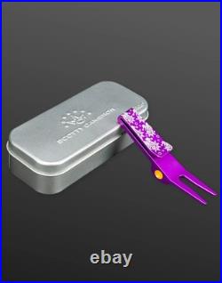 Scotty Cameron 2025 Purple Dancing Jester Clip Pivot Tool Mardi Gras Rare