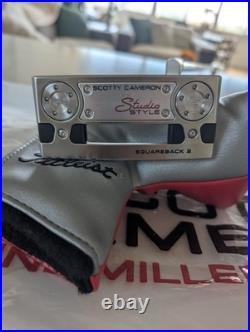 Scotty Cameron 2025 Square back 2 Studio Style Putter New with weights+ Tool