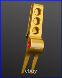 Scotty Cameron 2026 Hawaiian Open Misted Bright Dip Gold Lava Rock Pivot Tool