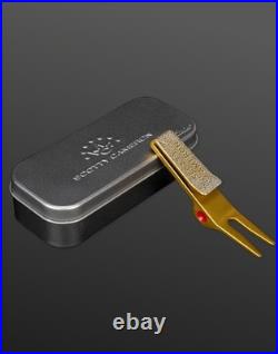 Scotty Cameron 2026 Hawaiian Open Misted Bright Dip Gold Lava Rock Pivot Tool