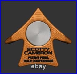 Scotty Cameron Aero Alignment Tool Bright Dip Orange (Brand New)