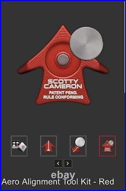 Scotty Cameron Aero Alignment Tool Kit Red Holiday Release 2022