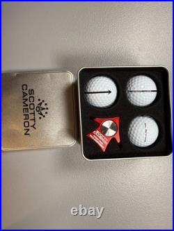 Scotty Cameron Aero Alignment Tool Kit red with tin and 3 balls new