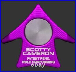 Scotty Cameron Aero Alignment Tool With Ball Marker Bright Dip Violet