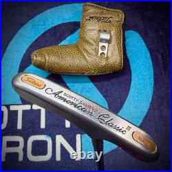 Scotty Cameron American Classic III 34 Rare Matching Cover Divot Tool Bullseye