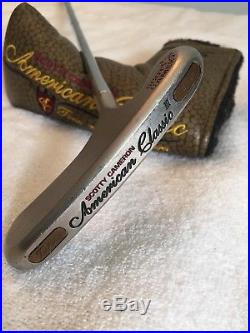 Scotty Cameron American Classic III Putter With Matching New Cover, Divot Tool