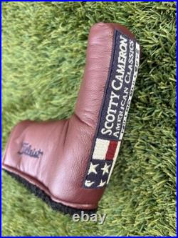 Scotty Cameron American Classics Milled Bullseye Putter Head Cover withDivot Tool