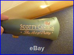 Scotty Cameron Art of putting Sage green head cover w divot tool Titleist golf