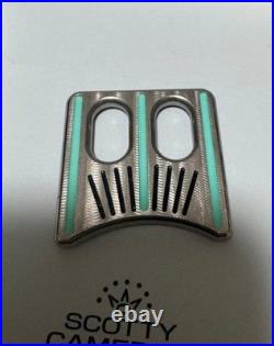 Scotty Cameron Ball Alignment Square Tool Marker Scotty Blue Milled Stainless