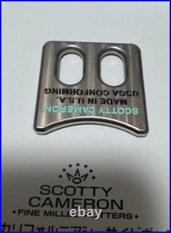 Scotty Cameron Ball Alignment Square Tool Marker Scotty Blue Milled Stainless