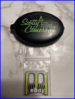 Scotty Cameron Ball Alignment Tool Lime Green Silver RARE 2012