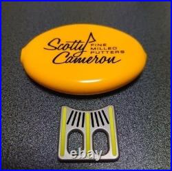 Scotty Cameron Ball Alignment Tool Marker with Yellow Rubber Case Rare USGA