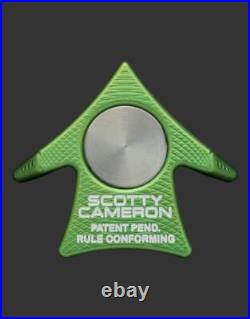 Scotty Cameron Ball Marker Alignment Tool Misted Green with Pouch Unused