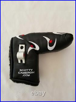 Scotty Cameron Black TPI Putter Cover with Divot Tool Rare