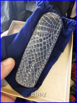 Scotty Cameron Blue Gator Leather Pivot Tool With Tag And Box/Bag