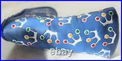 Scotty Cameron Blue Mini Crowns Putter Headcover with Divot Tool NOOB