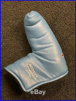 Scotty Cameron Blue PROTOTYPE Studio Stainless Headcover with Blue Divot Tool