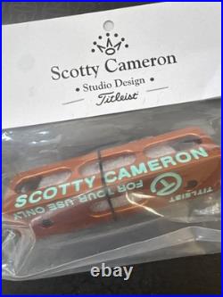 Scotty Cameron CIRCLE T Putting Path Tool FOR TOUR USE ONLY ORANGE / Tiff Blue