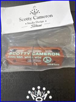 Scotty Cameron CIRCLE T Putting Path Tool FOR TOUR USE ONLY ORANGE / Tiff Blue