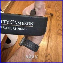 Scotty Cameron CUSTOM Newport Mid Slant Pro Platinum 34 withheadcover and Tool