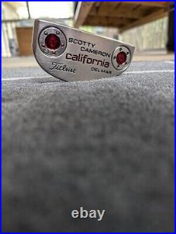 Scotty Cameron California Del Mar Putter (34) MINT Condition, CircleT Weights