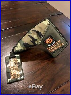 Scotty Cameron Camo Putter Cover with Divot Tool, Pin, and Tag