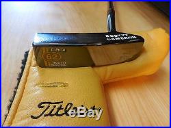 Scotty Cameron Circa 62 Model 2, 35 RH Putter. Leather gip, head cover + tool