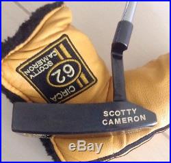 Scotty Cameron Circa 62 Model No. 3 Putter RH 35 w original Headcover & Tool