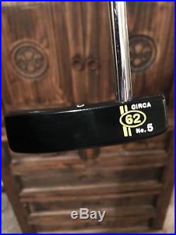 Scotty Cameron Circa 62 No. 5 With Head Cover, 35 length, no divot tool