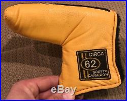 Scotty Cameron Circa 62 Yellow Headcover First Of 500 Early Release with Tool