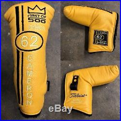 Scotty Cameron Circa 62 Yellow Putter Headcover With Pivot Tool 1/500 New