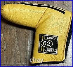Scotty Cameron Circa 62 Yellow Putter Headcover With Tool NEW 100% Authentic